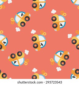 toy car flat icon,eps10 seamless pattern background