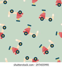 toy car flat icon,eps10 seamless pattern background
