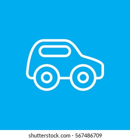 toy car icon illustration isolated vector sign symbol