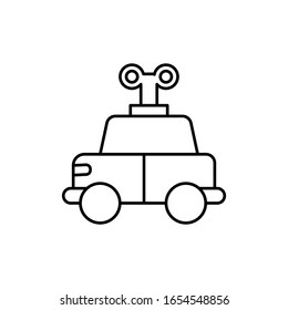 Toy, car icon. Simple line, outline vector elements of plaything icons for ui and ux, website or mobile application