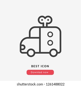 toy car icon vector