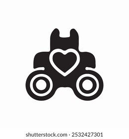 Spielzeug Auto Symbol, Vektorgrafik