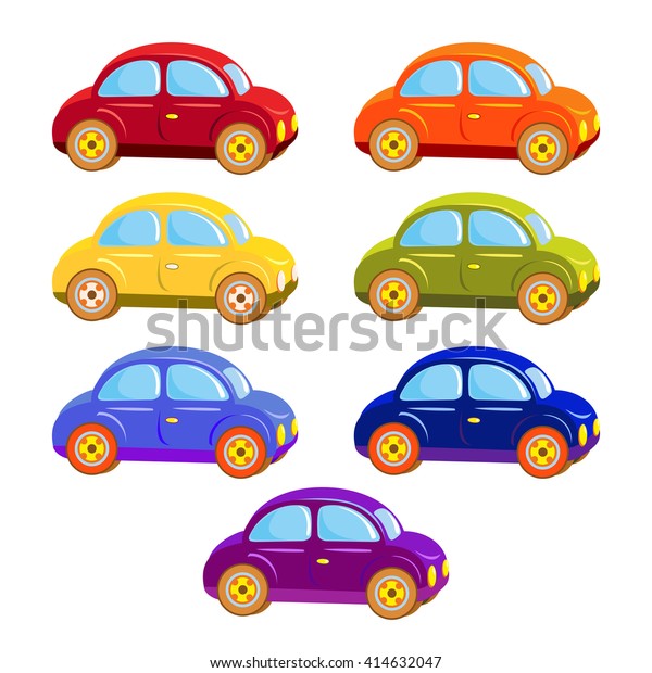 Toy Car Kids Cars All Colors Stock Vector (Royalty Free) 414632047