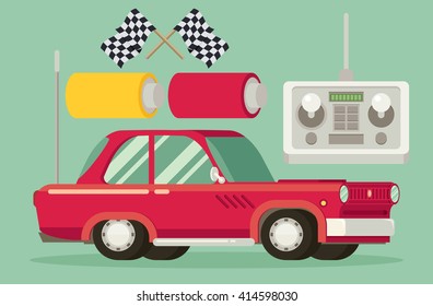 Toy car with remote control