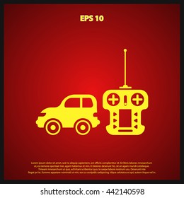 toy car with remote control icon