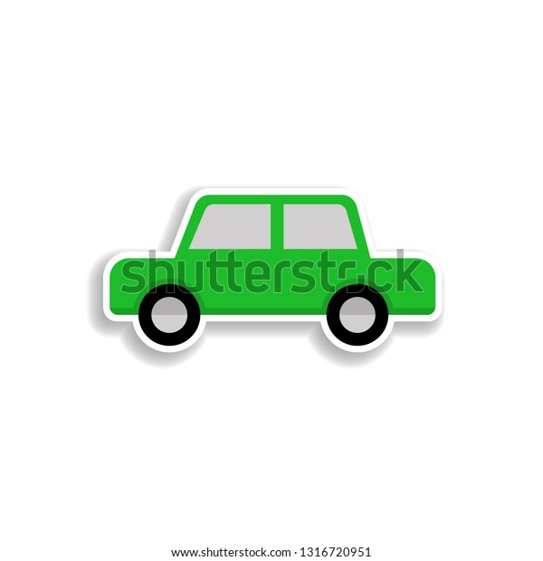 toy\
car sticker icon. Elements of Chrismas in color icons. Simple icon\
for websites, web design, mobile app, info\
graphics