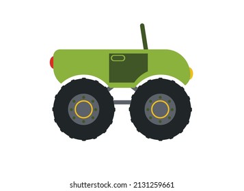 toy car, vector illustration on a white background