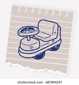 toy cart doodle
