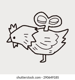 toy chicken doodle