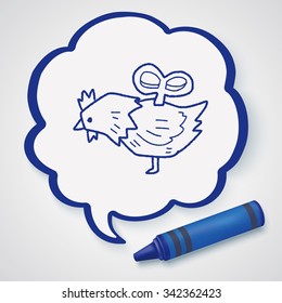 toy chicken doodle