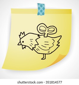 toy chicken doodle