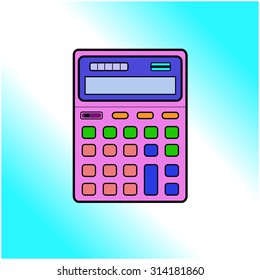 toy for children in the form of a calculator
