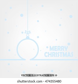 Toy ,christmas greeting. Vector illustration EPS 10 
