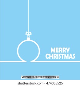 Toy ,christmas greeting. Vector illustration EPS 10 