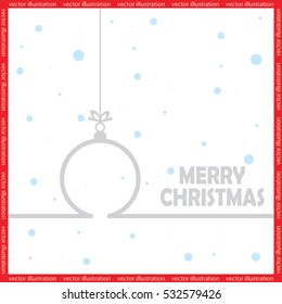 Toy ,christmas greeting. Vector illustration EPS 10 