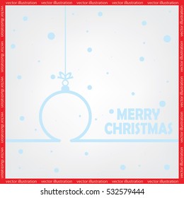 Toy ,christmas greeting. Vector illustration EPS 10 