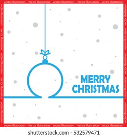 Toy ,christmas greeting. Vector illustration EPS 10 