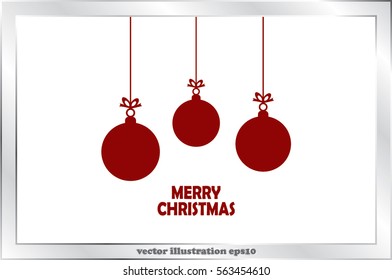toy, christmas greeting vector illustration