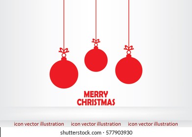 toy, christmas greeting vector illustration.