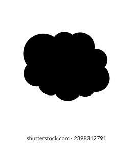 Toy cloud icon vector. Baby clouds illustration sign. Cloud symbol or logo.