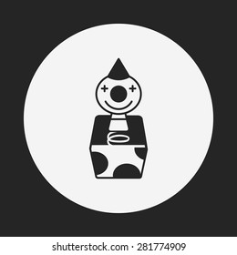 toy clown doll icon