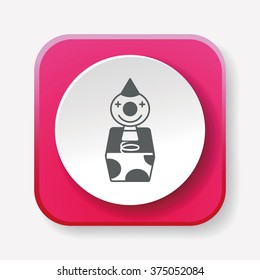 toy clown doll icon