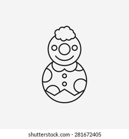 toy clown icon