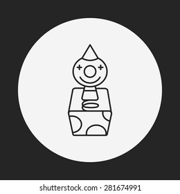 toy clown icon