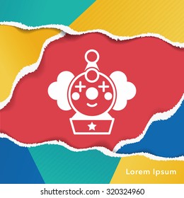 toy clown icon