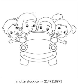 Toy Coloring Page Coloring Book Outdoor Stock Vector (Royalty Free ...