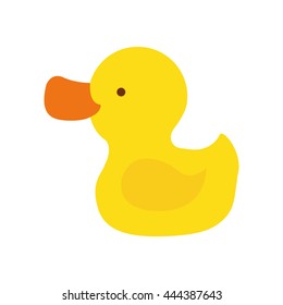 Toy concept represented by duck icon. isolated and flat illustration 