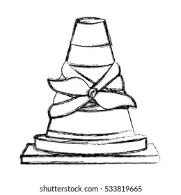 Toy cone damaged design