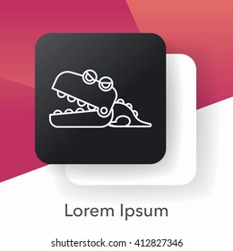 toy Crocodile icon