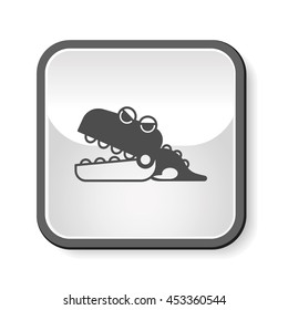 toy crocodile icon