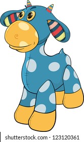 Toy deer. Cartoon