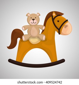 Toy design, childhood and game concept