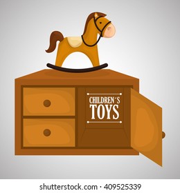 Toy design, childhood and game concept