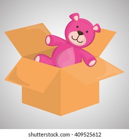 Toy design, childhood and game concept