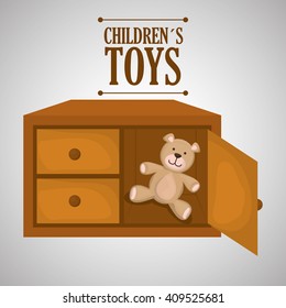 Toy design, childhood and game concept