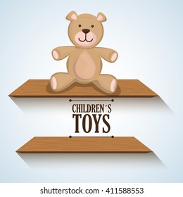 Toy design, childhood and game concept