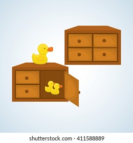 Toy design, childhood and game concept