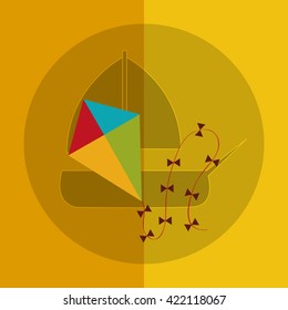 Toy design. childhood icon. Colorful illustration