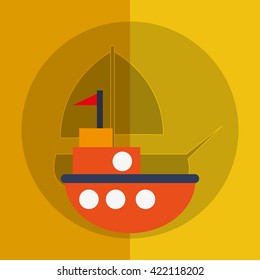 Toy design. childhood icon. Colorful illustration