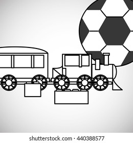 Toy design. Childhood icon. Flat illustration, vector graphic