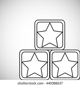 Toy design. Childhood icon. Flat illustration, vector graphic