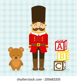 toy design over blue background vector illustration