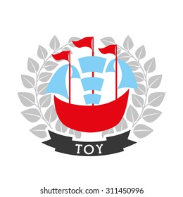 toy design over white background, vector illustration