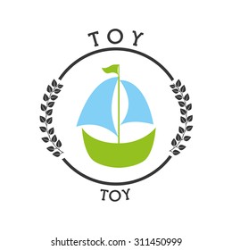 toy design over white background, vector illustration
