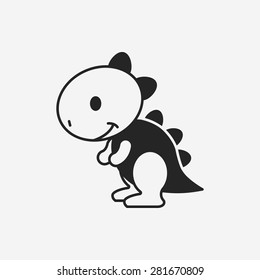toy dinosaur doll icon