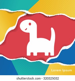 toy dinosaur doll icon